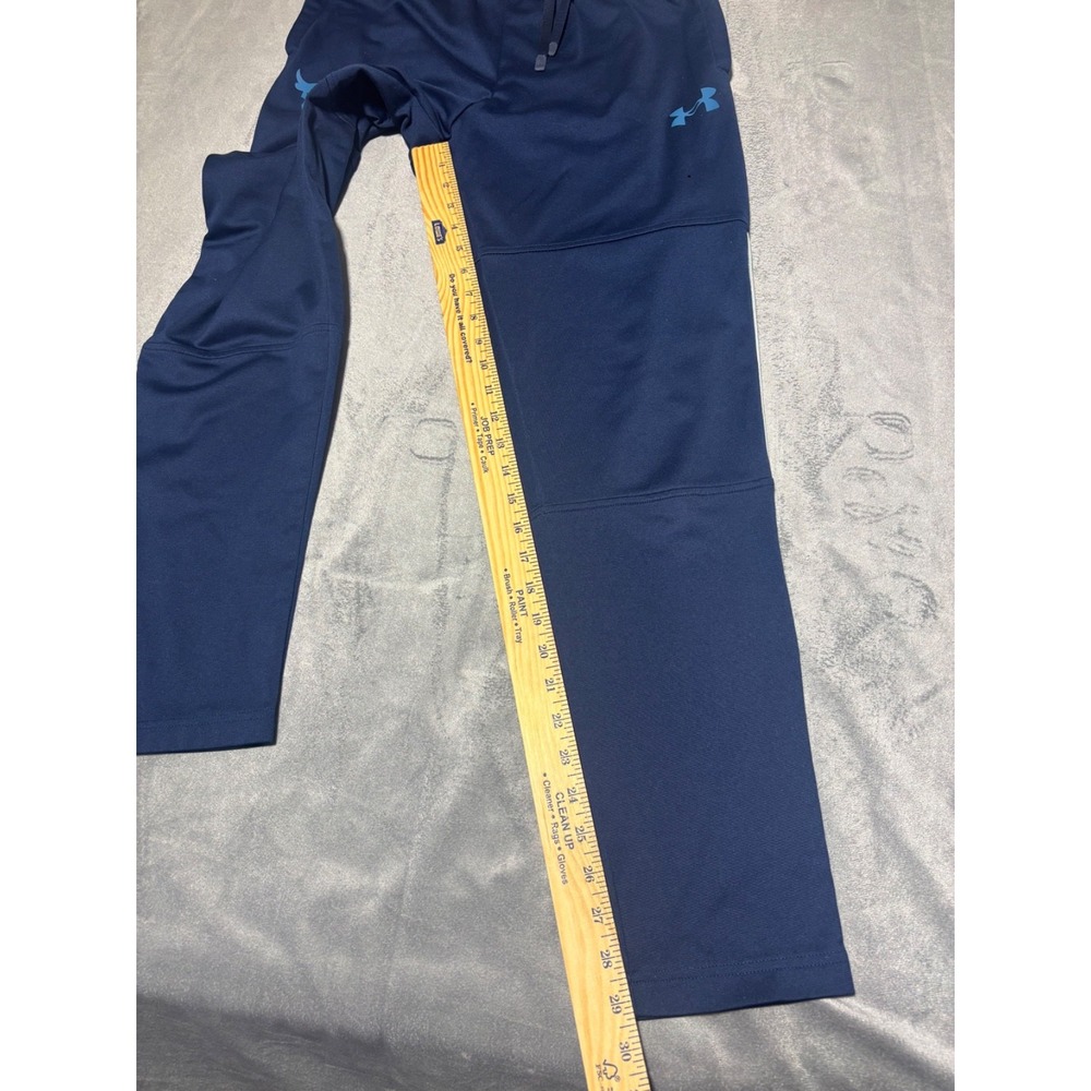 Under Armour Mens Size M Loose Blue Project Rock Knit Track Pants 1357201 Wear - Picture 12 of 13